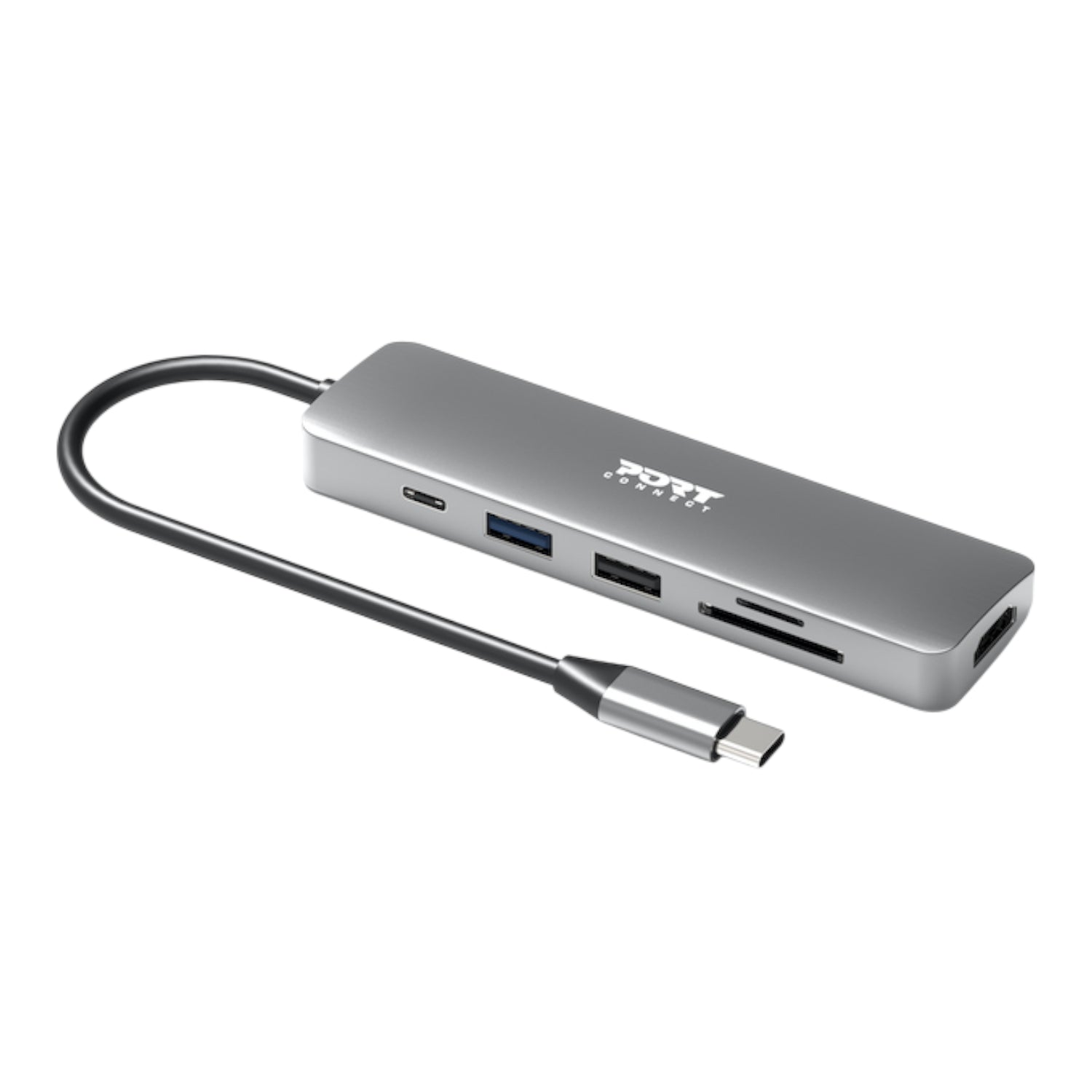 Port Connect 5-in-1 USB Type-C 4K Docking Station