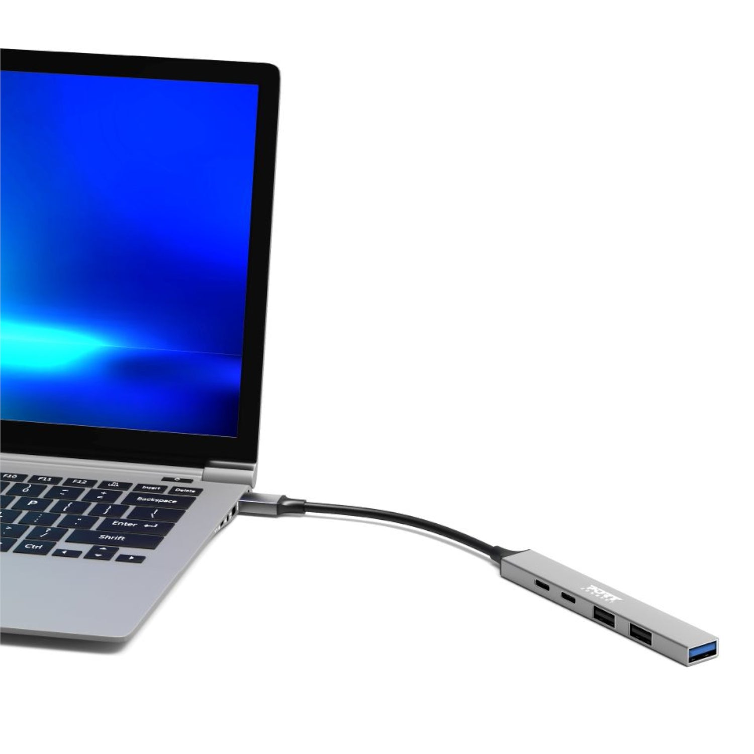 Port USB Type-C Hub 4 x USB + 1 x Charging Port