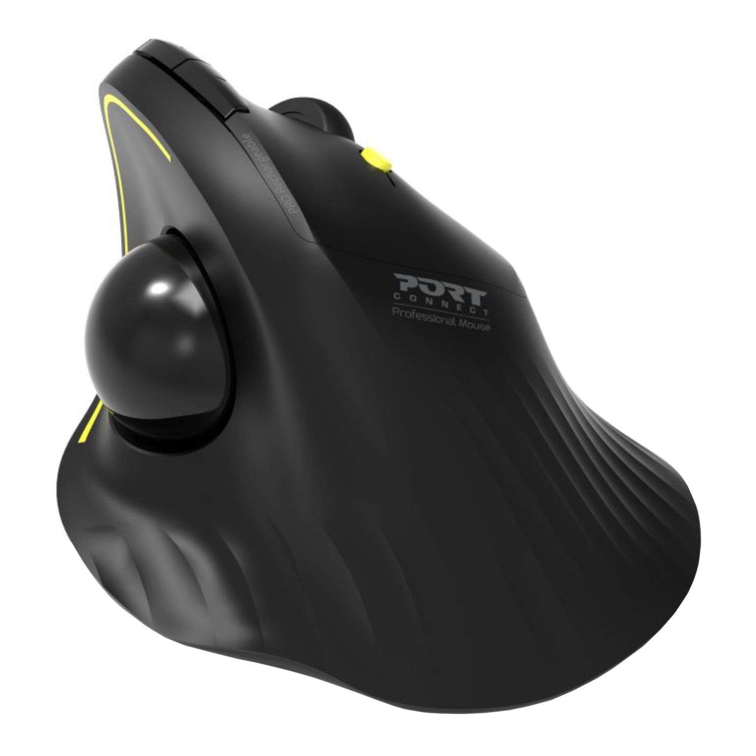 Port Connect Bluetooth + Wireless Rechargeable Ergonomic Trackball Mouse