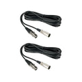 NearStream Balanced XLR Male to Female Microphone Cable 2m - 2 pack