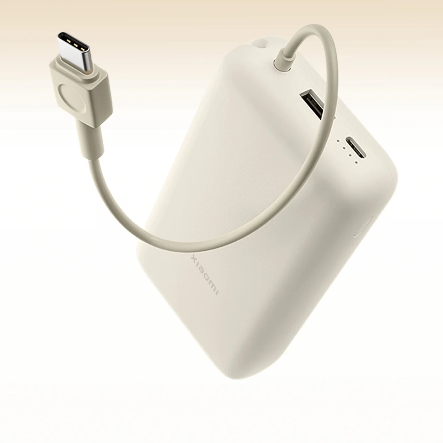 Xiaomi 33W Power Bank 20000mAh (Integrated Cable) – Tan