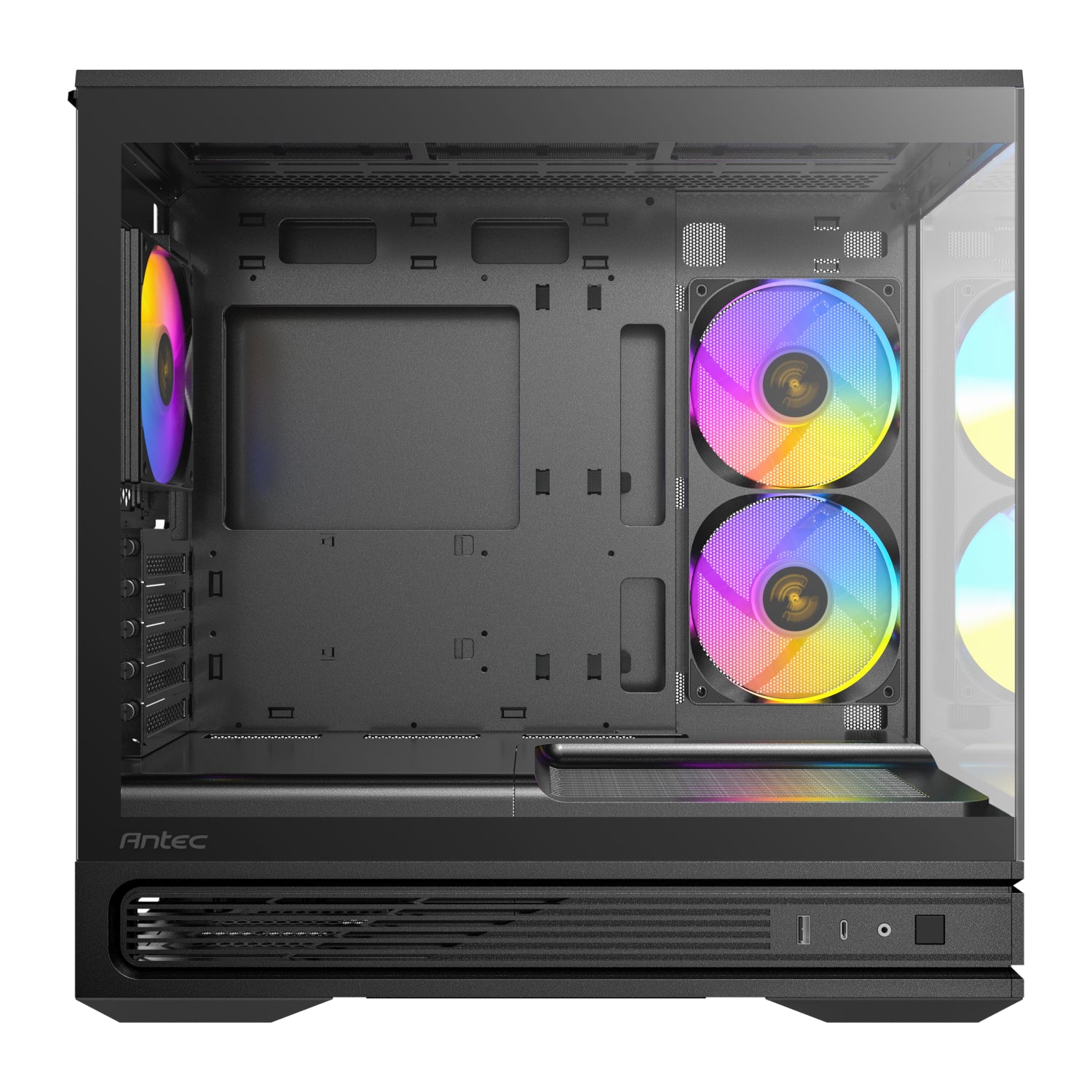 Antec C2M ARGB Compact Micro-ATX Gaming Chassis - Black