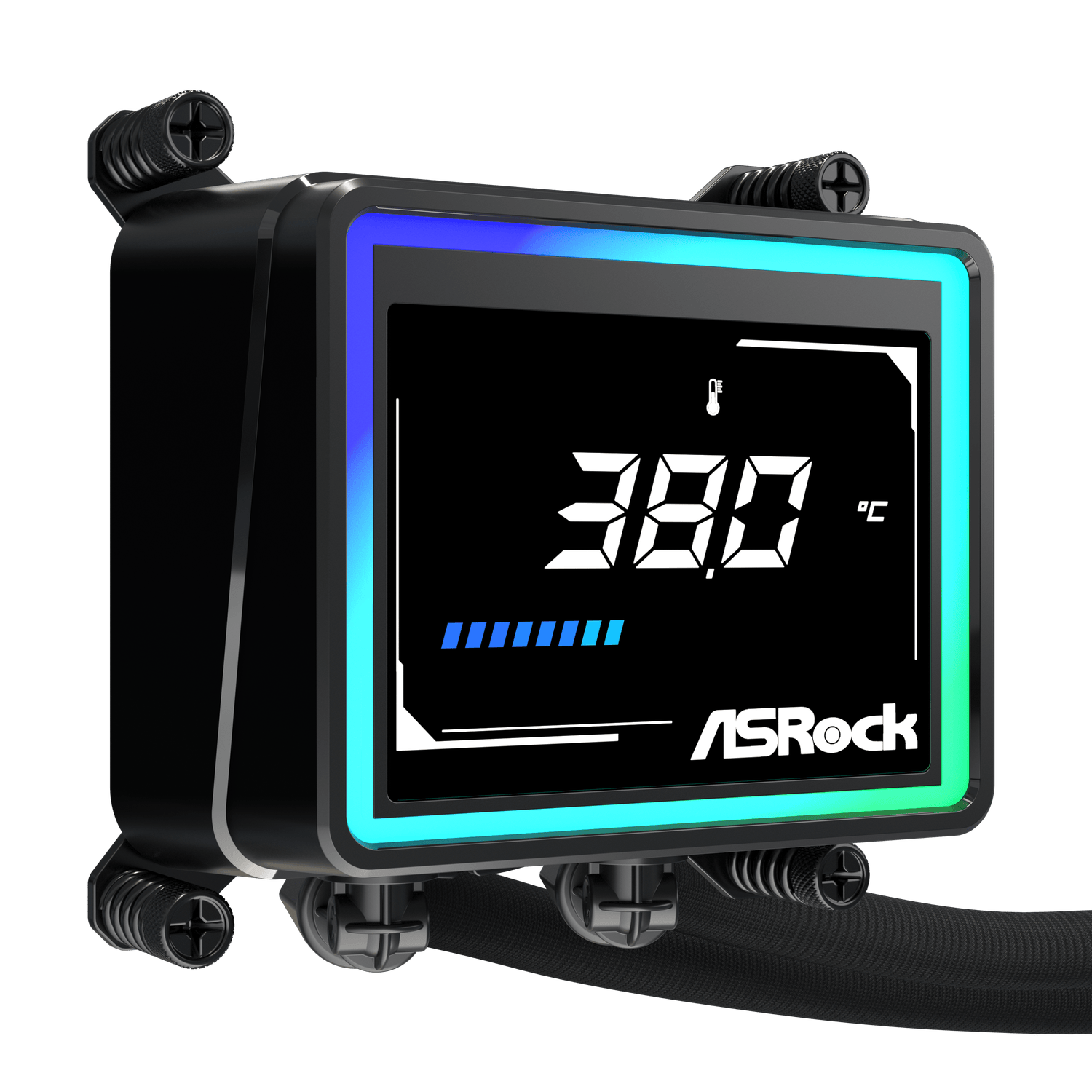 ASRock Challenger 360 Digital AIO Liquid Cooler - Black