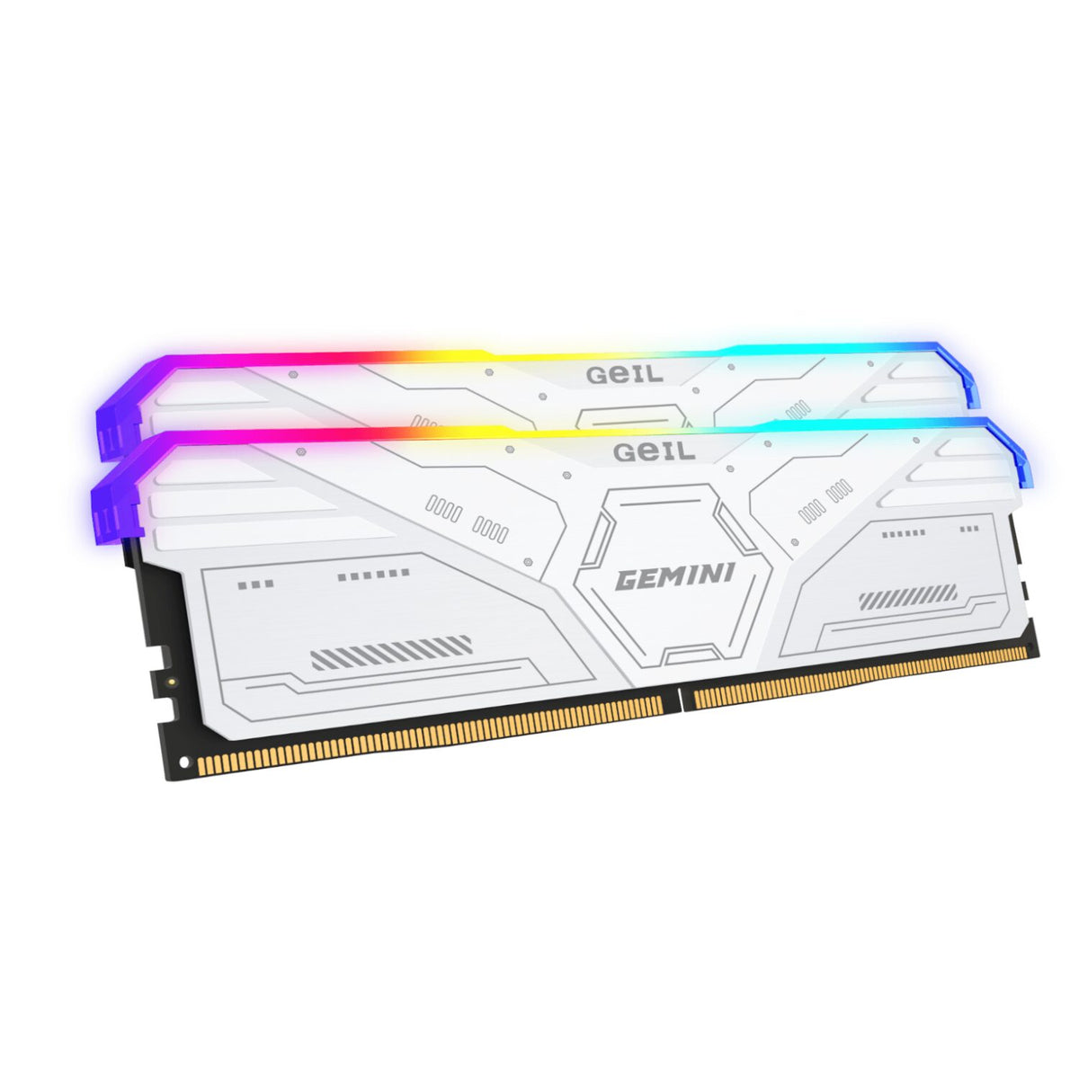 Geil Gemini RGB 64GB KIT(2X32GB) 6000MHz DDR5 Desktop Gaming Memory -