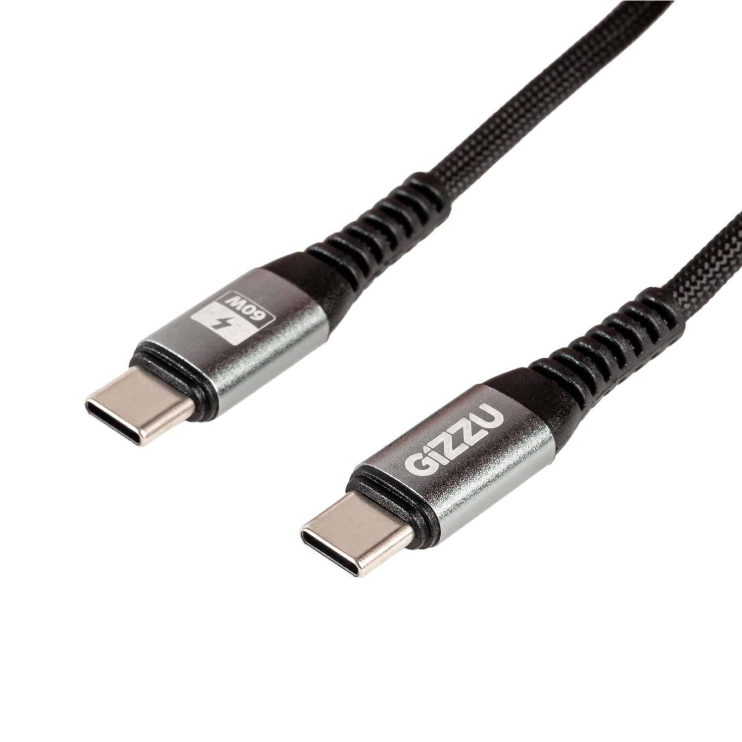 Gizzu Type-C to Type-C 480Mps 60W Cable 1M Poly