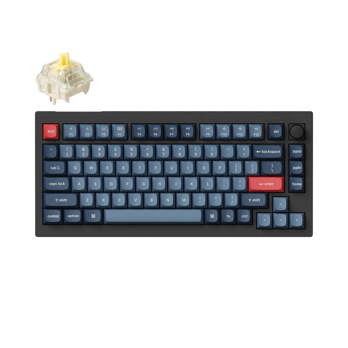 Keychron V1 Max QMK/VIA Wireless Custom Mechanical Keyboard | BANANA