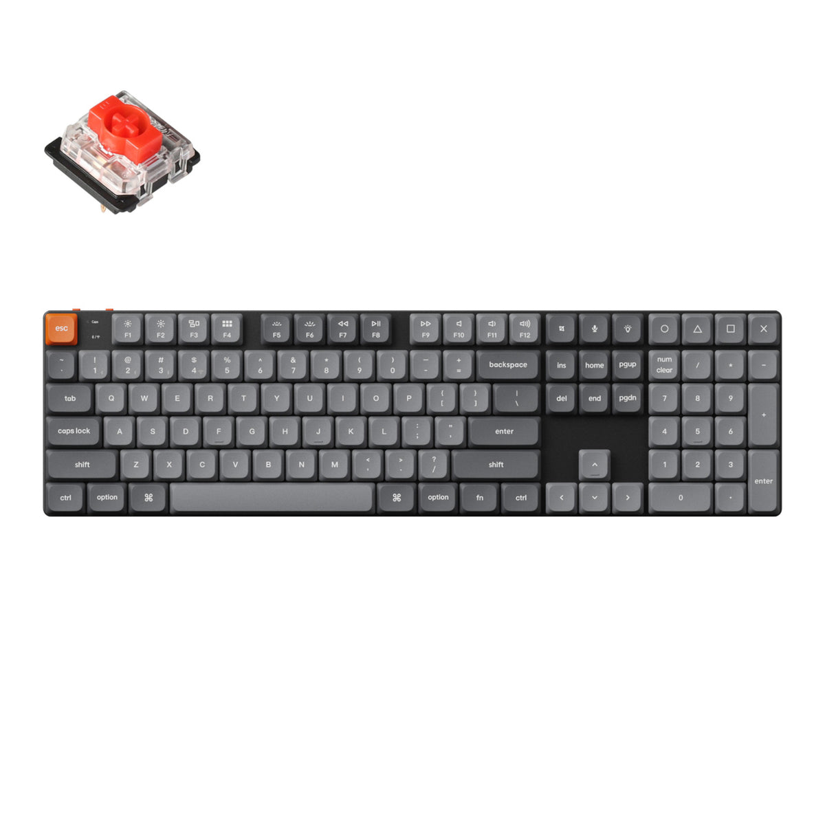 Keychron K5 Max QMK/VIA Full-sized Wireless Custom Mechanical Keyboard