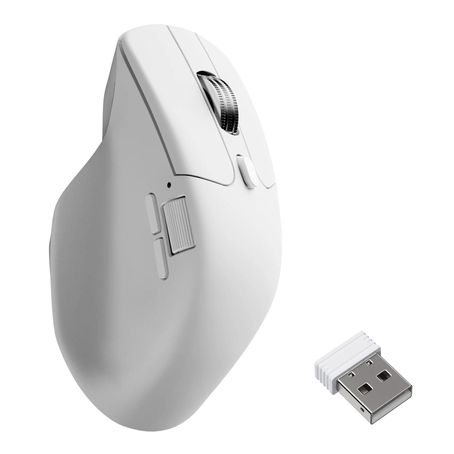 Keychron M6S-A24 PixArt 3950 8K 30000DPI Wireless Mouse (BT/2.4GHz/Wired) - White