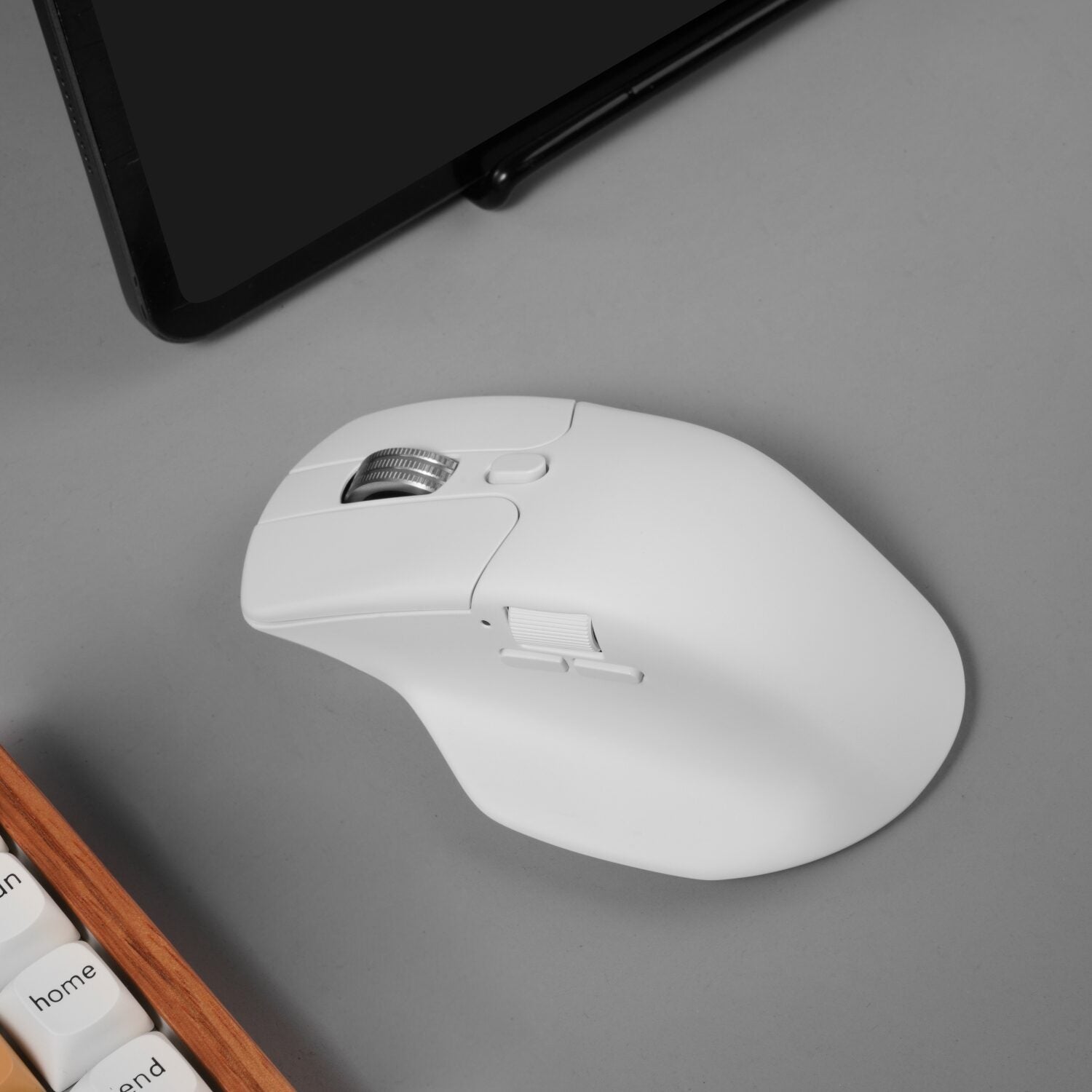 Keychron M6S-A24 PixArt 3950 8K 30000DPI Wireless Mouse (BT/2.4GHz/Wired) - White