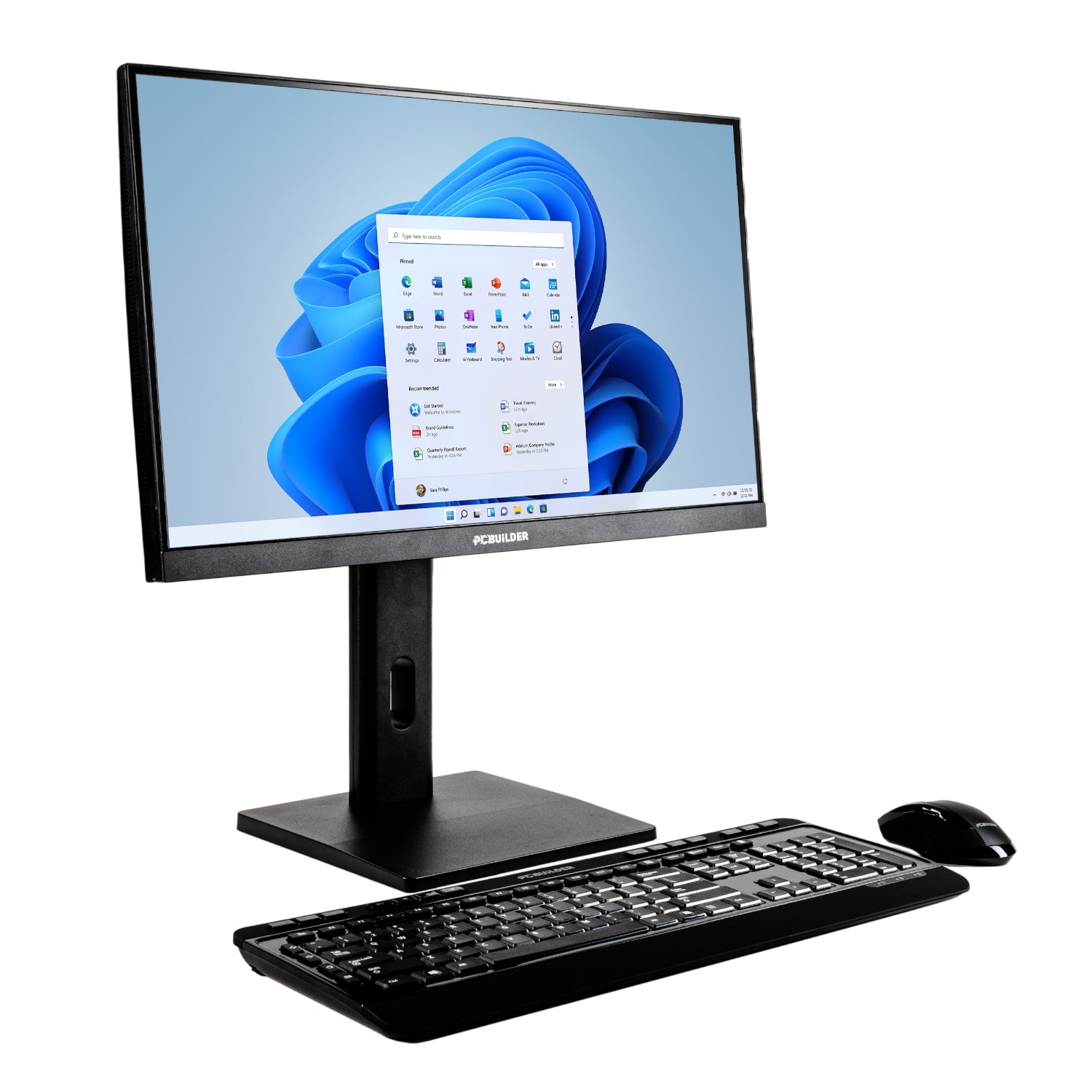 PCBuilder FUSION 24" Intel Core i5-12400 16GB DDR5 1TB Windows 11 AiO Desktop PC
