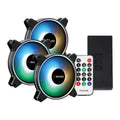 PCBuilder Tempest Chill Fan Kit 3x120MM Dual Glow ARGB Fan +