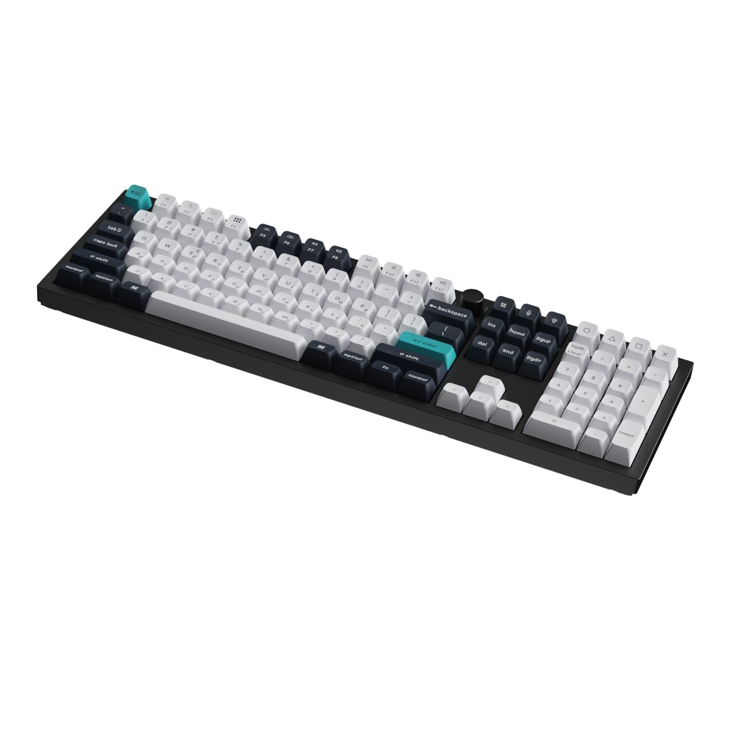 Keychron Q6 Max 100% Full Assembled Knob Red Switch Hot-Swap Gateron Jupiter RGB Wireless Keyboard - Black