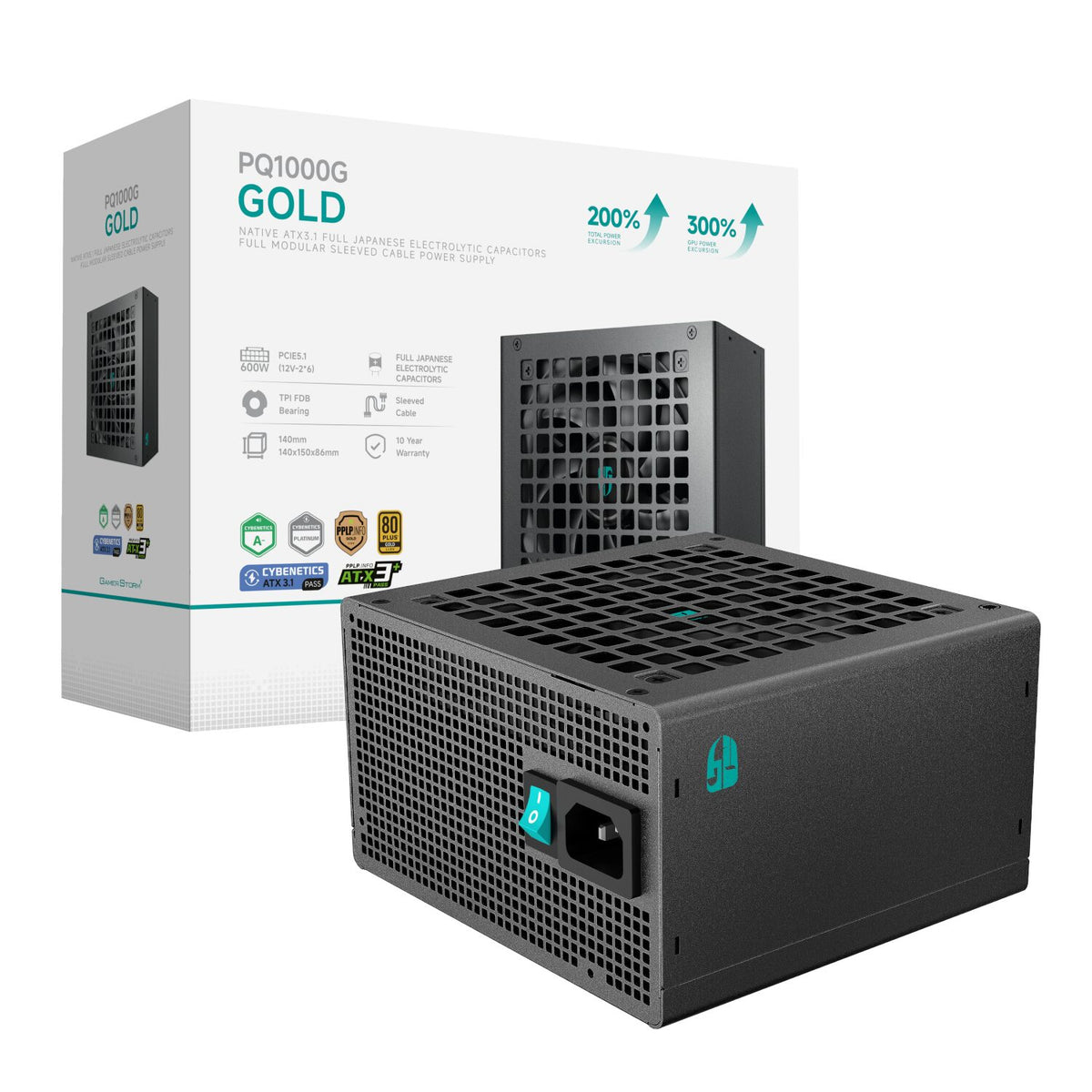 DeepCool Gamerstorm PQ1000G 1000W 80PLUS Gold Fully Modular Power