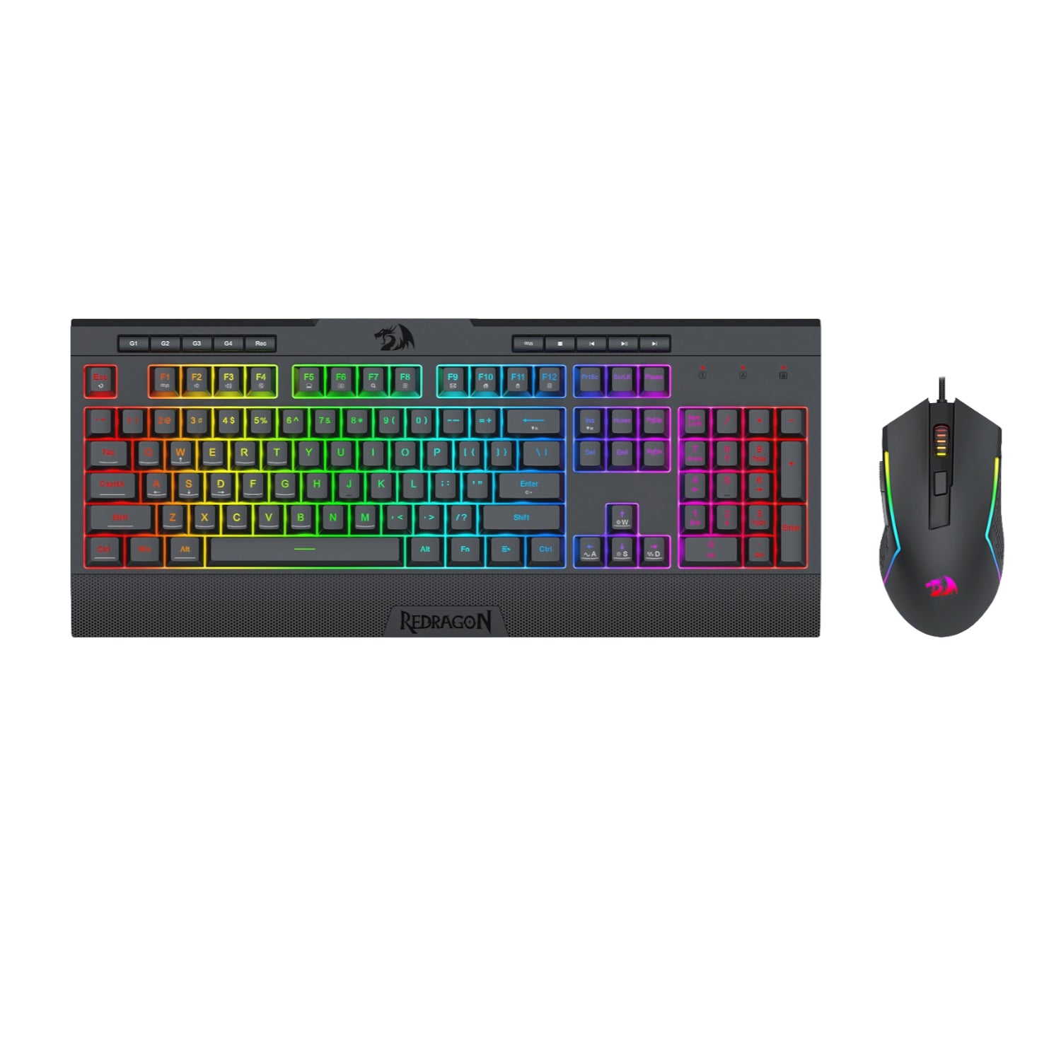 Redragon S151 Gaming Keyboard and Mouse Combo-Black
