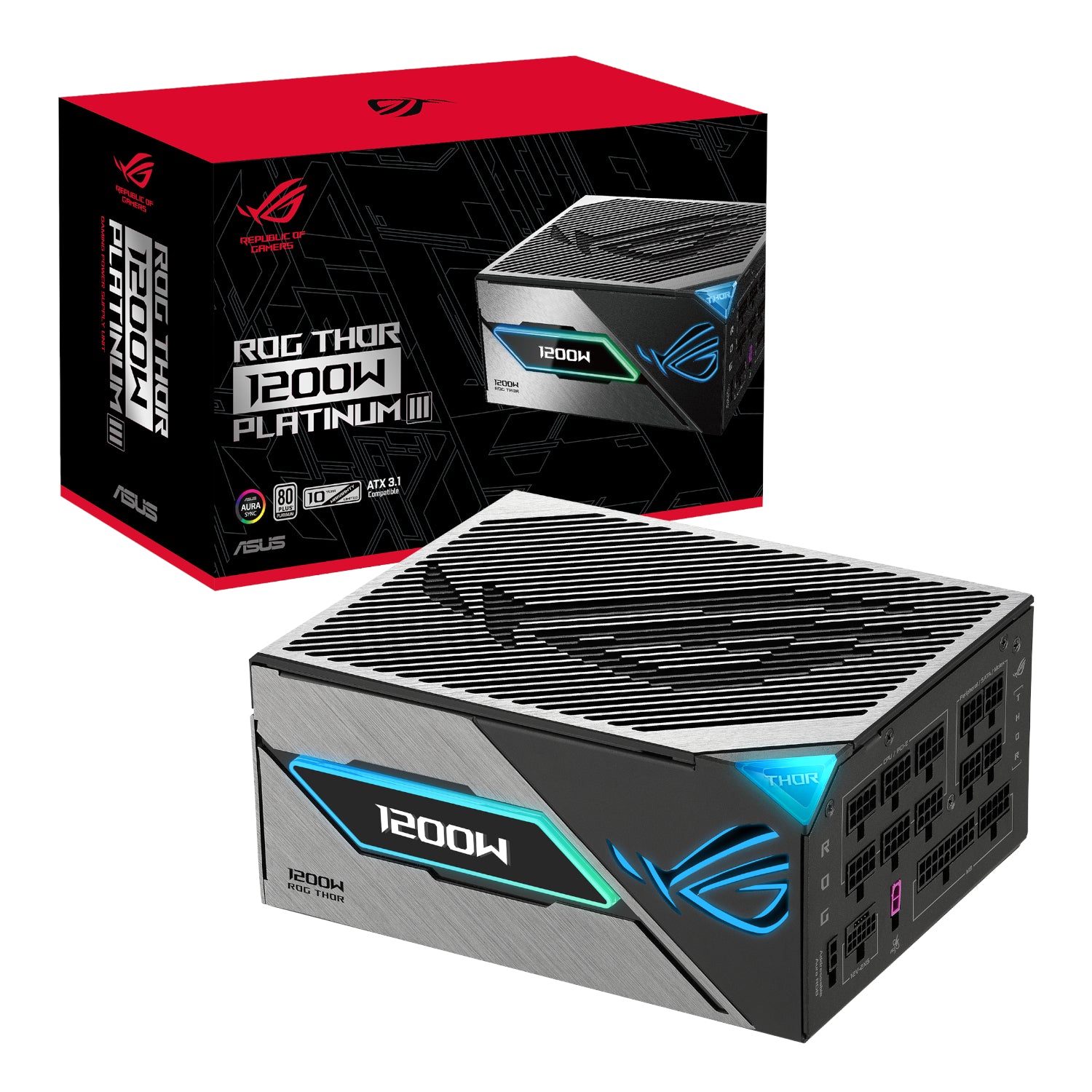 ASUS ROG THOR 1200W ATX3.1 & PCIE5.1 80 Plus Platinum Fully Modular