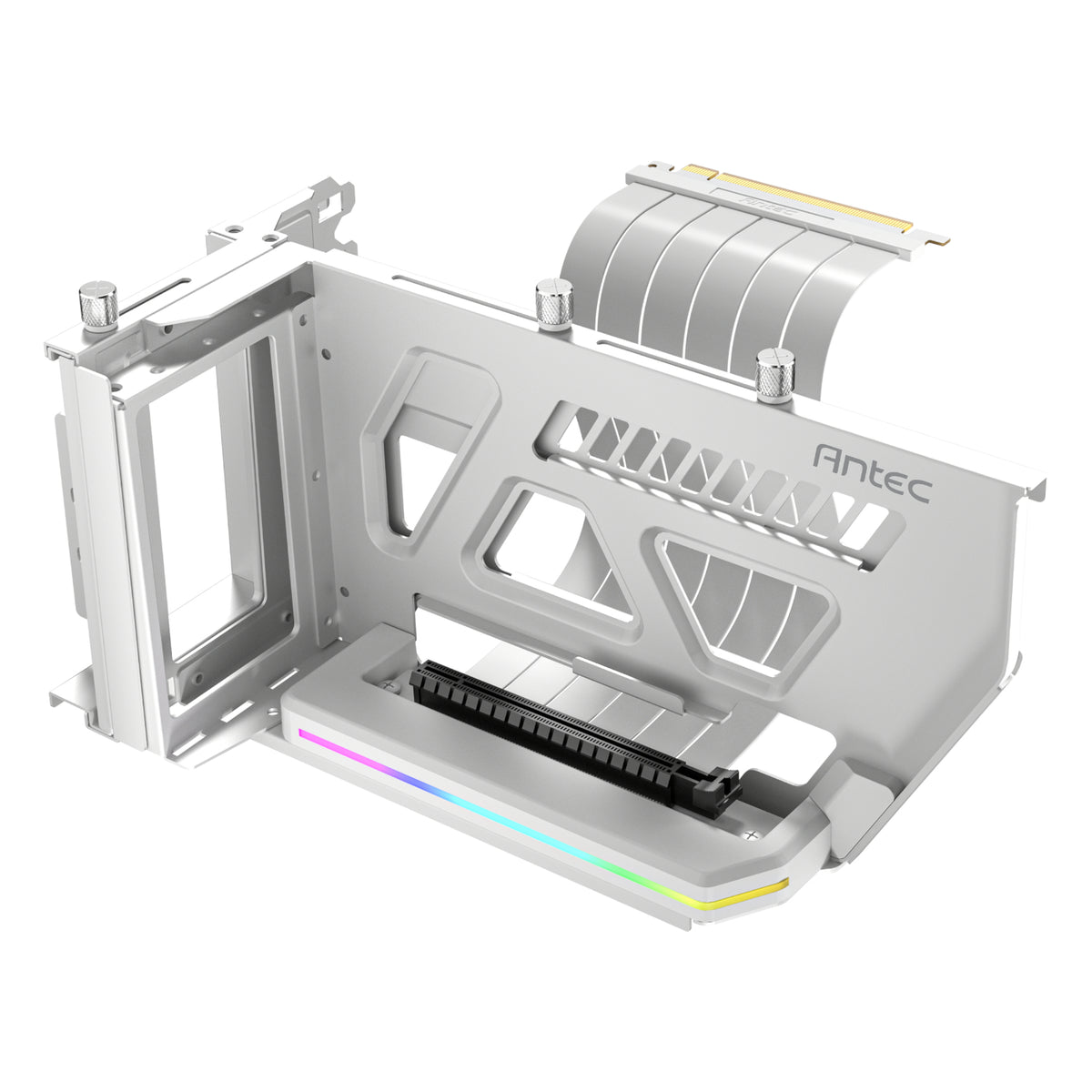 Antec SHIFT ARGB Vertical GPU Bracket with PCIe 4.0 Riser Cable –