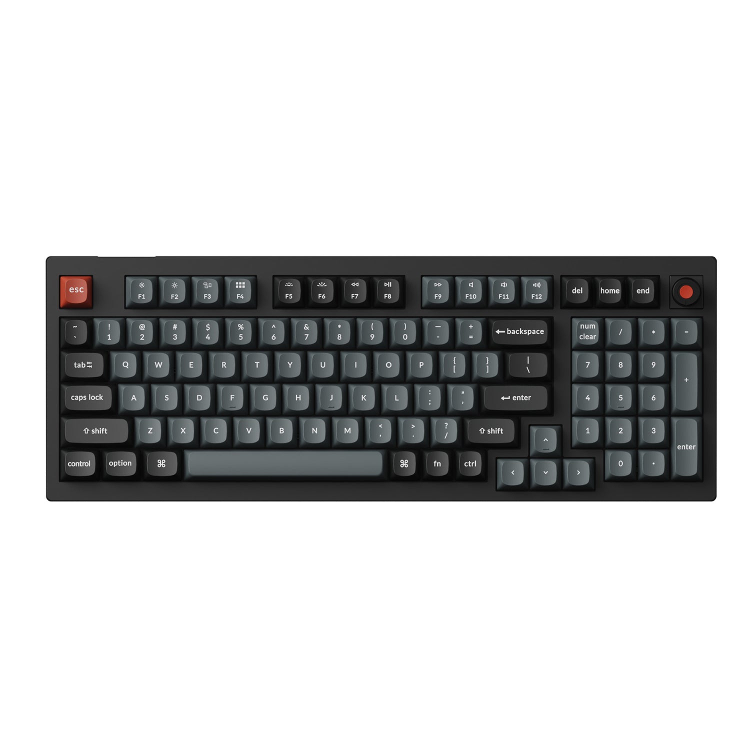Keychron V5 Ultra 96% 8K Red Switch Hot-Swapple Silk POM RGB Wireless Keyboard
