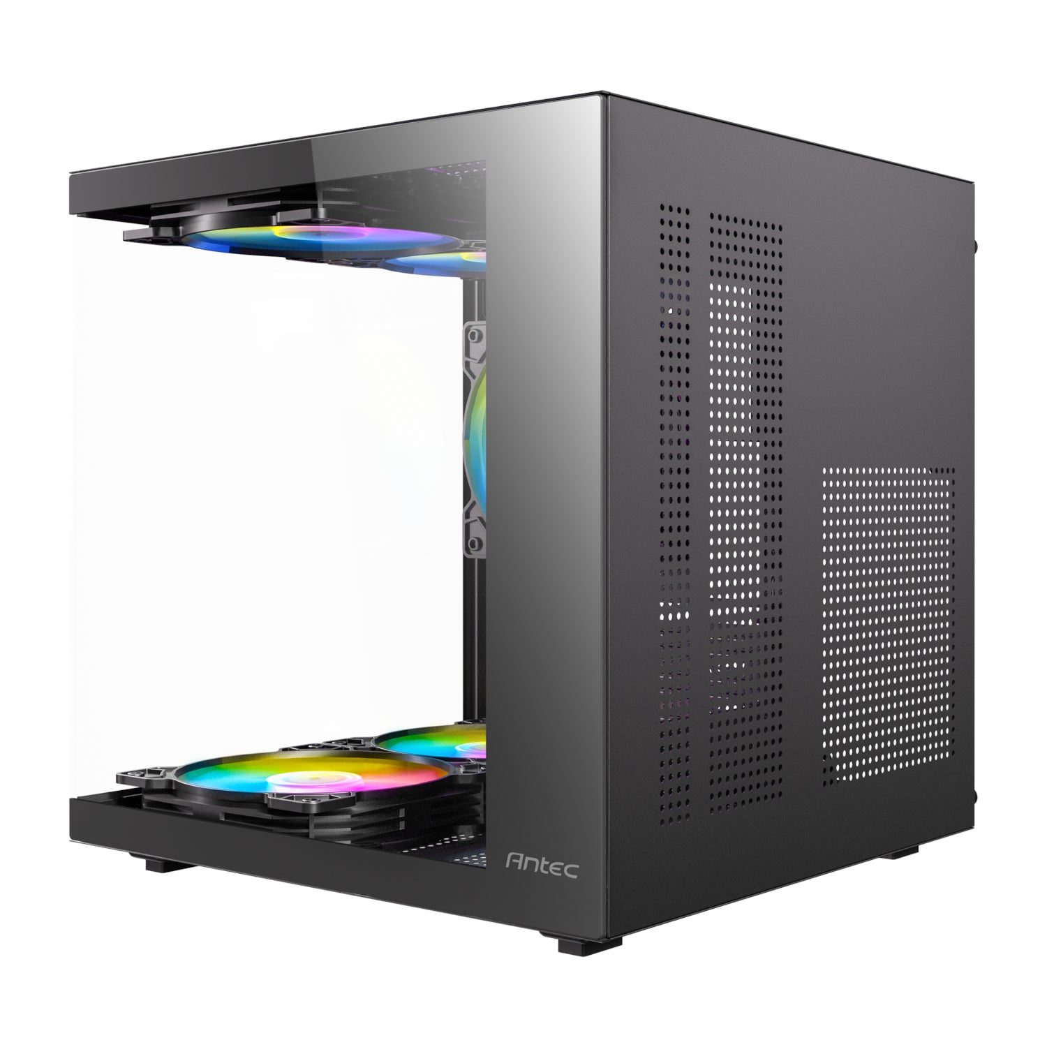 Antec VCX10M ARGB Micro-ATX | ITX Mini-Tower Gaming Chassis - Black